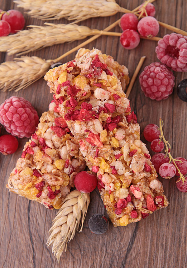 granola Bar mat Beeren